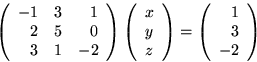 Inverse Matrix Method