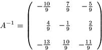 Solving system of equations