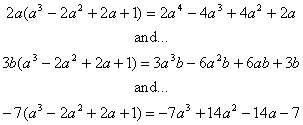 Polynomials multiplication - free homework help